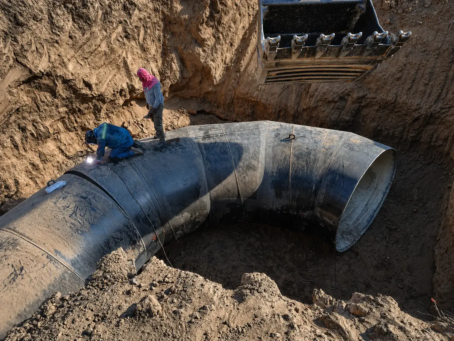 Cañería A106 de 48" para extracción de pulpa mineral