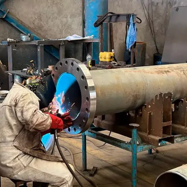 Cañerías cilindradas de gran diámetro fabricadas por Metalcor
